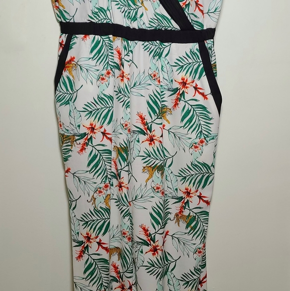 Tiger Print Jumpsuit - Picture 3 of 4